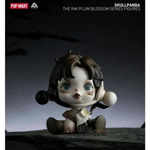 Pop mart Other - Authentic Skullpanda- The Ink Plum Blossom- The Bridge figured  Series